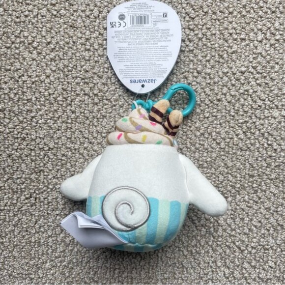 NWT Sanrio Hello Kitty CINNAMOROLL Ice Cream Plush Clip Keychain 3.5” RARE NEW - Picture 2 of 4